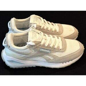 Reebok Forte Racer Women's Sneakers Natural/Light Blue SZ 8 - No Insoles -